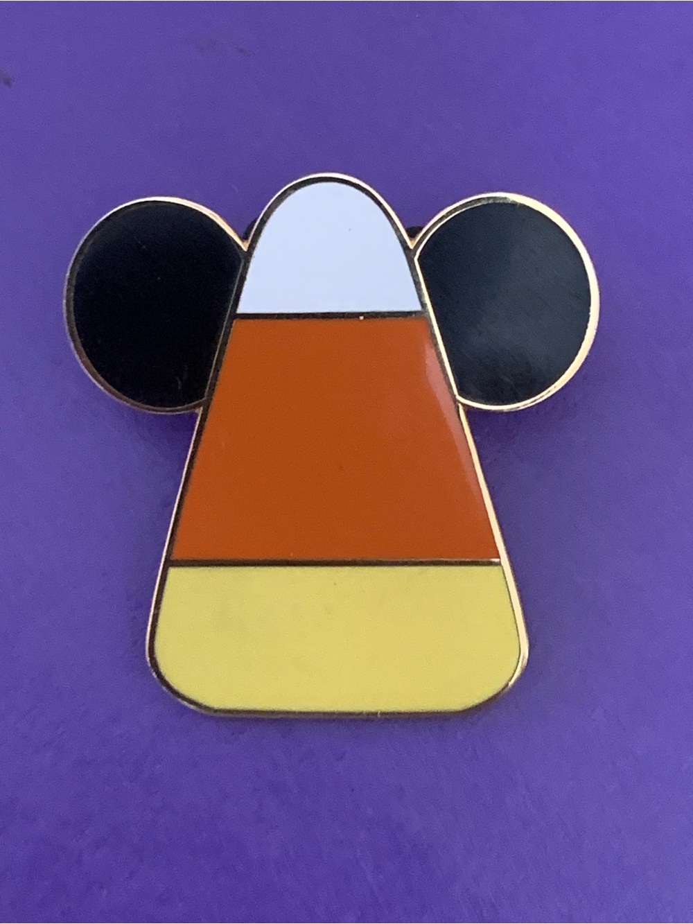 Mickey Head Icon Halloween Candy Corn 2008 Disney Pin 63498